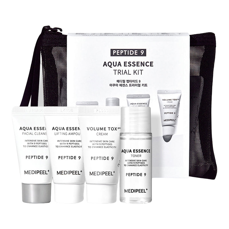 MEDI-PEEL Peptide 9 Aqua Essence Trial Kit (Cleanser15ml+Toner20ml+Ampoule15ml+Cream15g)