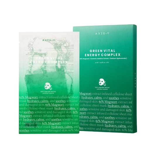 AXIS-Y Mugwort Green Vital Energy Complex Sheet Mask 27 ml