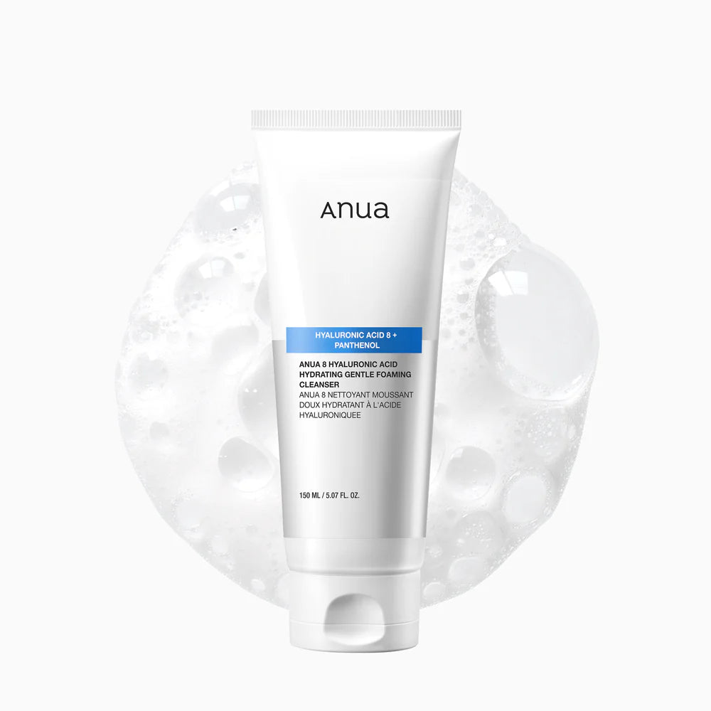 ANUA 8 Hyaluronic Acid Hydrating Gentle Foaming Cleanser 150 ml