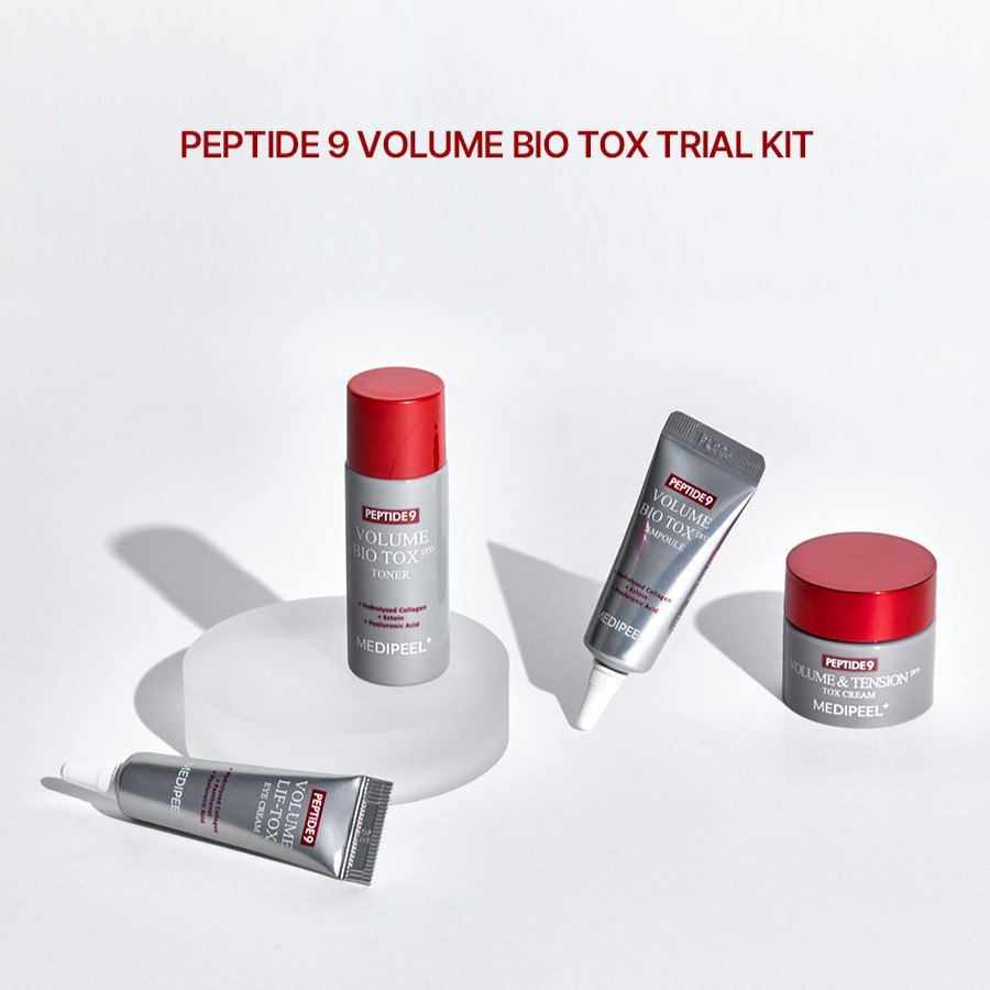 MEDI-PEEL Peptide 9 Volume Bio Tox Trial Kit (toner 20ml+serum10ml+eye cream 4ml+cream 10ml)