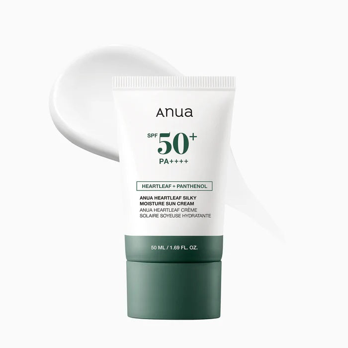 ANUA Heartleaf Silky Moisture Sun Cream SPF50+ PA++++ 50 ml