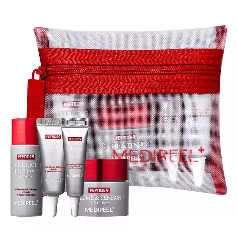 MEDI-PEEL Peptide 9 Volume Bio Tox Trial Kit (toner 20ml+serum10ml+eye cream 4ml+cream 10ml)